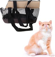 Mochila de malla para perros, plegable, de gran capacidad, transpirable, ligera, portátil, para viajes, tamaño pequeño