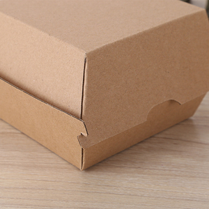 Tùy chỉnh giấy gợn sóng dùng một lần <span class=keywords><strong>Burger</strong></span> hộp rãnh hộp cho Hamburger Hot Dogs Sushi thực phẩm bù đắp in ấn Matt Bìa - Product Image 6