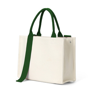 Sac de courses en toile réutilisable, pliable, écologique, grande capacité, robuste, avec longues poignées pour supermarché - Product Image 3