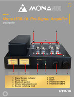 Preamplificador Clásico HTM-10, Amplificador Doméstico de 10 Tubos Electrónicos, Sonido Mejorado 5.0, 220V