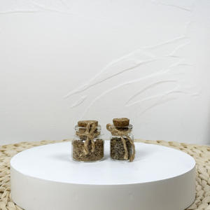 Expérience de tube à essai en verre avec tube à essai plat à haute température avec bouchon en bois - Product Image 4