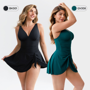 <span class=keywords><strong>Maillot</strong></span> <span class=keywords><strong>de</strong></span> <span class=keywords><strong>bain</strong></span> <span class=keywords><strong>une</strong></span> <span class=keywords><strong>pièce</strong></span> pour femmes en gros, grande taille, magnifique <span class=keywords><strong>maillot</strong></span> <span class=keywords><strong>de</strong></span> <span class=keywords><strong>bain</strong></span> en maille à décolleté plongeant et froncé - Product Image 2