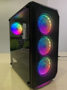 Tủ <span class=keywords><strong>ATX</strong></span> trường hợp máy tính giá rẻ PC fan với RGB cho PC máy tính để bàn tấm nhựa Cổ Phiếu nhựa với lưới kim loại & RGB Fan Mid Tower - Product Image 5