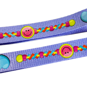 Logo di promozione braccialetto di fascino personalizzato in poliestere tessuto di stampa Festival evento sublimazione braccialetto di bambù blocco giorno di natale - Product Image 5