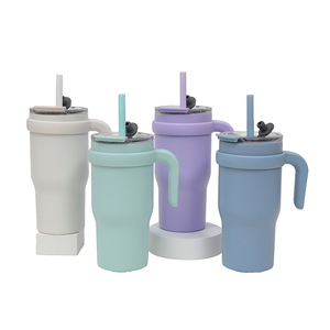 Stainless Steel Tumbler 304 Insulated With Handle Outdoor <b>Portable</b> Travel Cup Double Wall <b>Vacuum</b> Insulated 12-24 Hours - Product Image 1