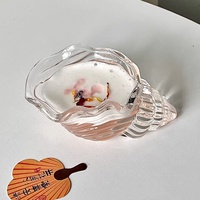 Gobelet à cocktail en verre en forme de coquille de Lelyi, design coréen - Gobelet à boisson créatif personnalisé pour la rentrée scolaire et multi-usages