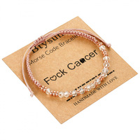 Bracelet « Jusqu'à ce que nous nous réunissons » en code Morse, bracelet avec message secret, cadeau pour elle, bracelet en cristal de guérison, bracelet tressé en code Morse