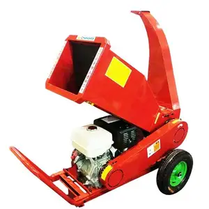 Commercial engine wood log chipper shredder wood crusher for sale