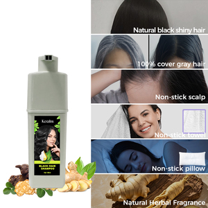 Joynna Crema Colorante Permanente Professionale Henna Nero Borgogna Intenso <span class=keywords><strong>Senza</strong></span> <span class=keywords><strong>Ammoniaca</strong></span> per Uomini e Donne Copertura Capelli Grigi - Product Image 5