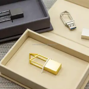 Custom Printing Logo Size Packaging Magnetic Linen USB Flash Drive Paper Gift Boxes For Wedding