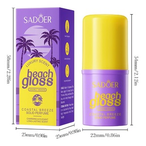 Balsamo Solido Profumato Portatile Vegano Non Appiccicoso Lunga Durata Fragranza Floreale Brezza Costiera Ideale per i Viaggi - Product Image 6