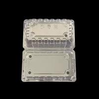 Emballage blister transparent à clapet jetable recyclable personnalisé en PET pour les industries alimentaires des fruits, du raisin et des fraises