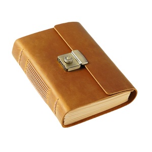 Tùy chỉnh chính hãng da phong cách cổ điển máy tính xách tay mã hóa khóa thiết kế mới da kế hoạch notepad cho du lịch quà tặng mới lạ - Product Image 5