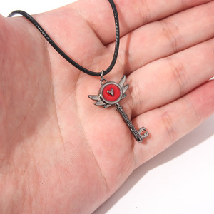 Collier de clé d'hôtel en métal Hell <span class=keywords><strong>Hotel</strong></span>, collier de cosplay Carmilla, collier de personnage d'anime unisexe, pendentif de charme d'anime, cosmétique - Product Image 4