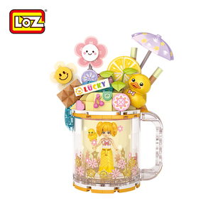 Loz 4201-4206 DIY迷你夏季教育积木套装包括葡萄冰淇淋流沙杯模型 - Product Image 4