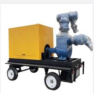 Bomba de Agua Centrífuga Autocebante de 8, 12 y 14 Pulgadas con Motor Diésel Móvil y Remolque de Cuatro Ruedas - Product Image 6