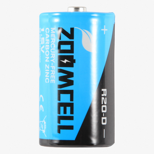 긴 수명 1.5V 사이즈 750분 중형 배터리 탄소-아연 배터리 R20 원통형 1차 배터리 - Product Image 2