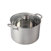 Petite cocotte en fonte, compatible induction, en acier inoxydable triple couche avec couvercle
