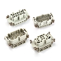 Conector Rectangular Industrial de Alta Resistencia BYLJQ, 10-32 Pines, 500V, Macho/Hembra, IP65, Aleación de Aluminio Fundido a Presión, PCB de Latón