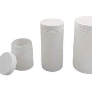 Botella de Plástico para Laboratorio ASONE 1-4637, Envase Cilíndrico de Boca Ancha de PE para Ungüentos - Product Image 1