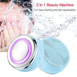 Multifonctionnelle ems vibrazione sonora brosse visage rajeunissement de la peau soins du visage produit de <span class=keywords><strong>beaute</strong></span> femme - Product Image 3