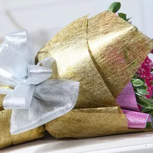 SINOWRAP Bouquet Wrap Wholesale Non Woven Flower Wrapping Paper Solid Color