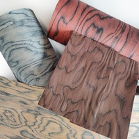 Vunir Vente en gros Placage de bois d'ingénierie Décoration gothique Surface Contreplaqué