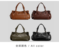 Sac bandoulière en cuir PU avec logo personnalisé, sac fourre-tout rétro bowling grande capacité, sac sous le bras pour femme, idéal pour le travail, le shopping et les voyages