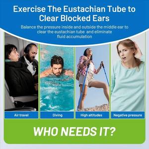 Dispositif d'aspiration de soulagement de la pression auriculaire Soins de l'oreille <span class=keywords><strong>pour</strong></span> la plongée <span class=keywords><strong>pour</strong></span> l'inconfort post-vol - Product Image 2