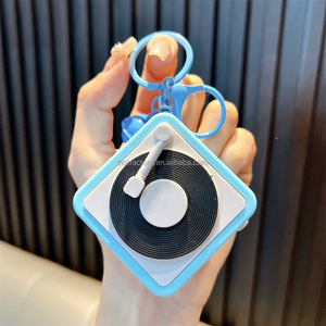 Móc khóa ghi âm <span class=keywords><strong>mini</strong></span> Retro mới có thể chơi và ghi lại hộp nhạc vui nhộn sáng tạo Móc chìa khóa phụ kiện nhỏ cầm tay treo quà tặng - Product Image 4