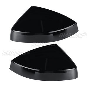 Cubiertas para Espejos Retrovisores Laterales para Audi A3 S3 8V RS3 2013 2014 2015 2016 2017 2018 2019 2020, Negro Brillante, Estilo Carbono - Product Image 6