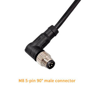 Conector Circular Personalizado M8 a Prueba de Agua para Montaje en Panel, Enchufe Macho y Hembra, Cable con Conector HY2.0 - Product Image 3
