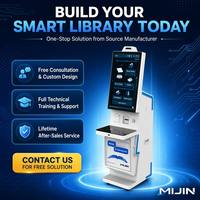 Lector RFID, Kiosco de Autoservicio para Préstamo y Devolución de Libros, Terminal Inteligente para Bibliotecas, Soluciones para Bibliotecas Escolares, Windows
