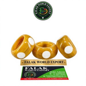 Bague en corne de buffle naturelle de qualité supérieure 100% polie, bijoux de fête pour mariage et anniversaire, couleur corne naturelle, vente chaude - Product Image 1