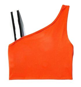 Sujetador deportivo para mujer, Top de Fitness con letras, sujetador de Yoga para A-D, negro, blanco, para correr, Yoga, gimnasio, Top corto de Fitness - Product Image 1