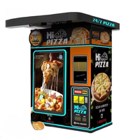 Máquina Expendedora Inteligente de Pizza con Pantalla Táctil LED de 55 Pulgadas, Múltiples Opciones de Pago y Gestión Basada en la Nube para Metro, Aeropuerto y Compras