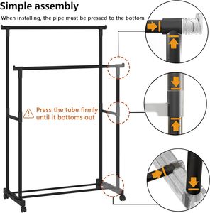 Séchoir à <span class=keywords><strong>linge</strong></span> pliable à 3 niveaux Support de séchage pour vêtements d'intérieur et d'extérieur - Product Image 2