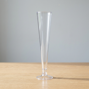 Grand vase à fleurs en verre transparent, centre de table minimaliste pour mariage - Product Image 5