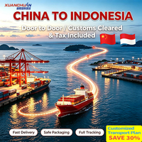 Agent maritime chinois XuanChuan Ocean DDP pour l'Indonésie, LCL+Express, réduction des risques de livraison à l'étranger, expédition de meubles en vrac