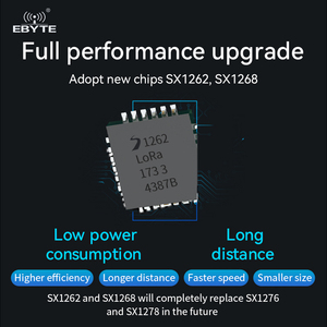 Module sans fil LoRa Ebyte ODM E22-170M30S 30dBm 10km 170.125MHz SPI avec puce SX1262, émetteur-récepteur RF, technologie LoRa à spectre étalé - Product Image 3