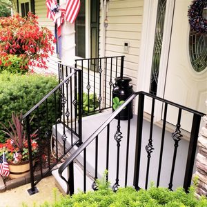 Vallas/Barandillas <span class=keywords><strong>de</strong></span> Acero Soldado a Medida, Modernas, Minimalistas y Resistentes a la Oxidación <span class=keywords><strong>para</strong></span> Balcones, Escaleras y Uso en Exteriores - Product Image 1