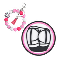Nieuwe product op maat gemaakte siliconen focal beads grappige stoere luxe tas kralen voor pen maken losse kralen