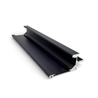 Poignées de meuble modernes avec embout de finition pour armoire, commode, tiroir – Profil en alliage d'aluminium écologique, bord dissimulé, OEM, antirouille