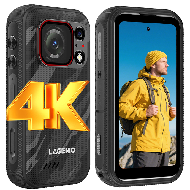 Rugged Phone Manufacturer LAGENIO Eagle Pro 4K High-Definition Pixel 36GB+256GB NFC CDMA/GSM/LTE IP68 Rugged 5G Smartphone