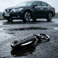 Étui de protection pour clé sans clé en alliage de zinc avec porte-clés pour Nissan Altima Armada Maxima Murano Titan Armada Altima Versa