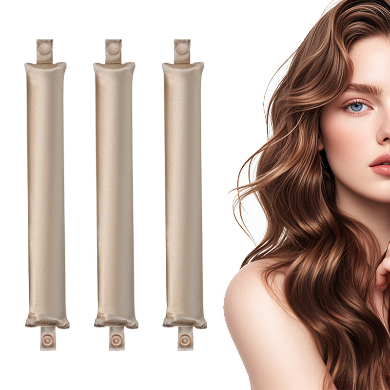 Heatless Hair Curling Set Satin Bonnet