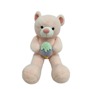 Oso de peluche personalizado, oso de peluche personalizado, oso de peluche suave y bonito con un cono de helado - Product Image 4