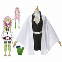 Прямая поставка, кимоно из аниме «рассекающий демонов», «no Yaiba Mitsuri», кимоно Kanroji Kisatsutai, одежда для Хэллоуина, костюм для косплея