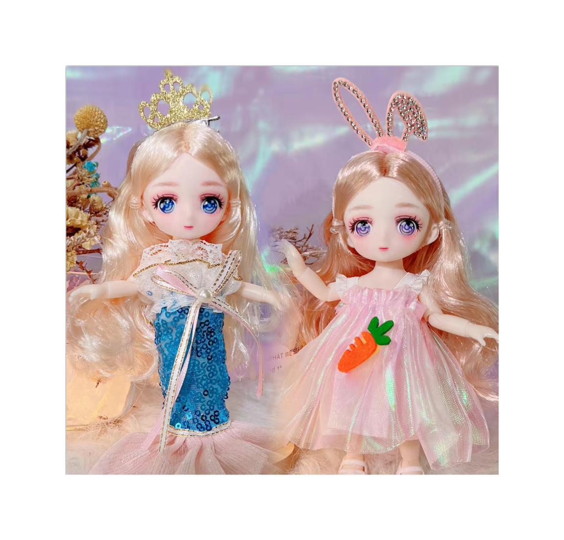 In Stock Beautiful Fairy Doll Soft Plush Material