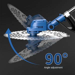 Batterie 24V, débroussailleuse <span class=keywords><strong>électrique</strong></span> sans fil de 6 pouces, qualité industrielle, coupe-herbe au lithium, <span class=keywords><strong>tondeuse</strong></span> à gazon à haute performance - Product Image 3